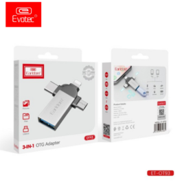 adaptador Evotec OT93 (OTG+USB) 4 in 1