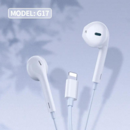 auriculares con cable auriculares G17 y Bluetooth